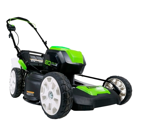 Газонокосилка аккумуляторная Greenworks GD80LM51, 80В, 51 см, бесщеточная Газонокосилка аккумуляторная Greenworks GD80LM51, 80В, 51 см, бесщеточная